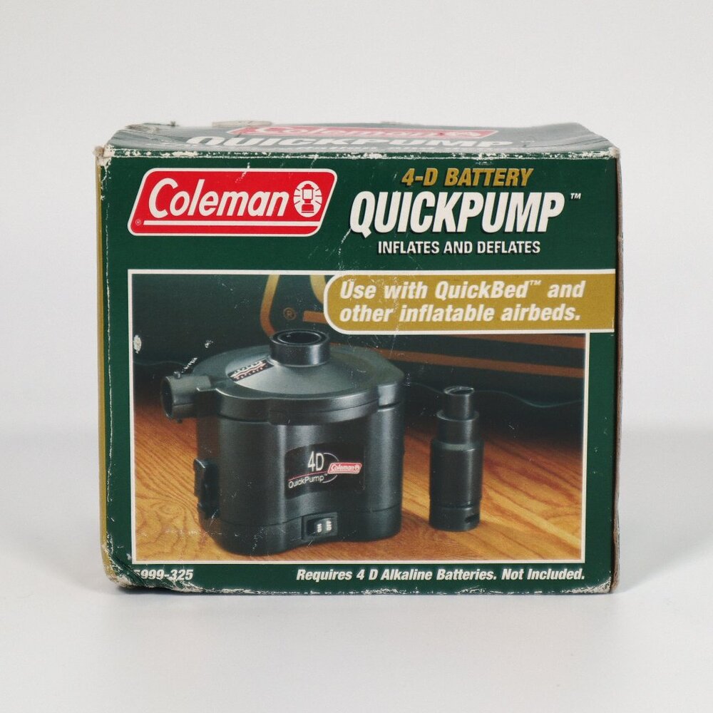 Coleman Quick Pump Battery Operated Open Box